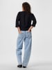 Pieces Wickelbluse in Black