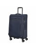 D&N Travel Line 9704 - 4-Rollen-Trolley M 68 cm erw. (dark red) in dark blue
