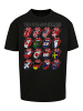 F4NT4STIC Heavy Oversize T-Shirt The Rolling Stones Voodoo Lounge Tongues in schwarz
