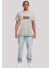 F4NT4STIC T-Shirt Geishora Japan Streetstyle in grau meliert
