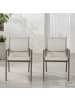 home24 Gartenstuhl Alora 2er-Set in Taupe