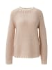 Aniston CASUAL Strickpullover in puderrosa-wollweiß