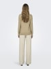 JACQUELINE de YONG Strickpullover Rundhals Knopfdetails Knit Fit in Beige