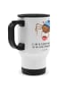 Mr. & Mrs. Panda Thermobecher Spinne Agathe Kaffee mit Spruch in Weiß