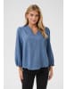 Kaffe Langarm-Bluse KAellen Regular fit in Coronet Blue C.