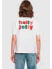 Merchcode Merchcode Ladies Christmas Holly Jolly Mood Tee in white