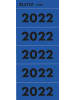 Leitz Inhaltsschild 2022 selbstklebend Packung mit 100 Stück blau