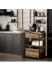 SoBuy Servierwagen in Braun - (B)600 x (H)90 x (T)45cm