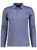 Ragman Softknit-Polo space dye in Blau