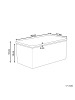 Beliani Schachtel GOURMANDISE in Beige/Braun - (W) 30 x (H) 16 x (L) 17 cm