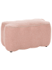 Beliani Bettbank JUNO in Rosa/Beige - (W) 69 x (H) 38 x (L) 38 cm