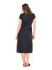 Studio Untold Jerseykleid in anthrazit melange