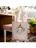 Mr. & Mrs. Panda Tasche Fledermaus Zauberer mit Spruch in Braun Pastell
