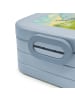 Mr. & Mrs. Panda Lunch Box Elefant Seifenblasen Design mit Spruch in Blau Pastell