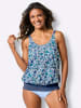 WITT WEIDEN Oversized-Tankini-Top in jeansblau-topas-bedruckt