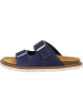 Palado Pantoletten Korfu FR Velours Premium Leather in Blau