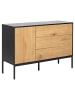 ebuy24 Sideboard Sea Schwarz 120 x 40 cm