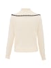 Nolie Damen Strickjacke in Wollweiss