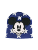 Disney Mickey Mouse Kinder Wintermütze Strick Beanie Jungen Mädchen Winter Accessoire in Blau
