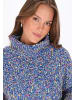 myMo Sweater in blue multicolor