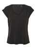 Vero Moda Basic Stretch T-Shirt V-Neck VMFILLI in Schwarz-2