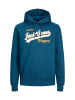 Jack & Jones Hoodie 'Logo' in blau