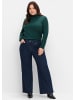 sheego Stretch-Jeans in dark blue denim