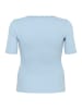 KAFFE curve T-shirt KCbritt Tight fit in Soft Chambray