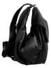 Bruno Banani Rucksack echt Leder in schwarz