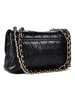 Valentino Crystelle Schultertasche 23 cm nero