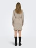 ONLY Strickkleid in Beige