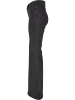 Urban Classics Urban Classics Damen Ladies Vintage Flared Denim Pants in black washed