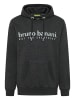 Bruno Banani Hoodie ohne Reißverschluss CARVER in Anthrazit / Melange