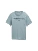 Tom Tailor T-Shirt mit Aufdruck The Casual Department 1962 in Grau