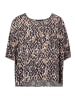 Betty Barclay Schlupfbluse mit Schmucksteinen in Dark Blue/Brown