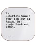 Mr. & Mrs. Panda Glasuntersetzer Zu Geburtsterminen geh' ich... ... in Weiß
