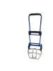 relaxdays Sackkarre in Silber/ Blau - 120 kg