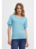 Fransa 3/4 Arm-Pullover in blau