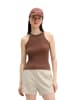 Marc O'Polo MOP Club '67   Tank Top, Rib in Mid Brown