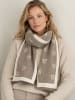 collezione alessandro Schal " Herz " in taupe