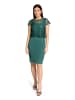 Vera Mont Etuikleid mit Spitze in Dark Emerald