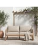 home24 Loungesofa Mori in Gestell: Akazie BraunBezug & Geflecht: Beige