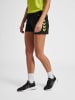 Hummel Verstellbare Taille Kurze Hose Hmlcore Damen in BLACK/LIME POPSICLE