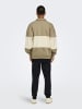 Only&Sons Pullover Sweatshirt Polokragen Locker geschnitten in Hellbraun