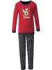 Erwin Müller Single-Jersey Kinder-Schlafanzug in himbeerrot