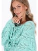 IZIA Poncho in turquoise