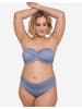 SugarShape Bikini-High-Slip Monaco in blue-grey swim