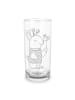 Mr. & Mrs. Panda Wasserglas Fische Astrologie ohne Spruch in Transparent