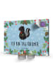 Mr. & Mrs. Panda Adventskalender Stinktier Blume mit Spruch in Eisblau