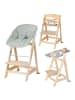 roba Treppenhochstuhl 'Born Up' Set 2in1 - 'roba Style' frosty green - ab Geburt
